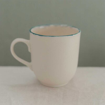 Small cups - Blue Rim - Set of two